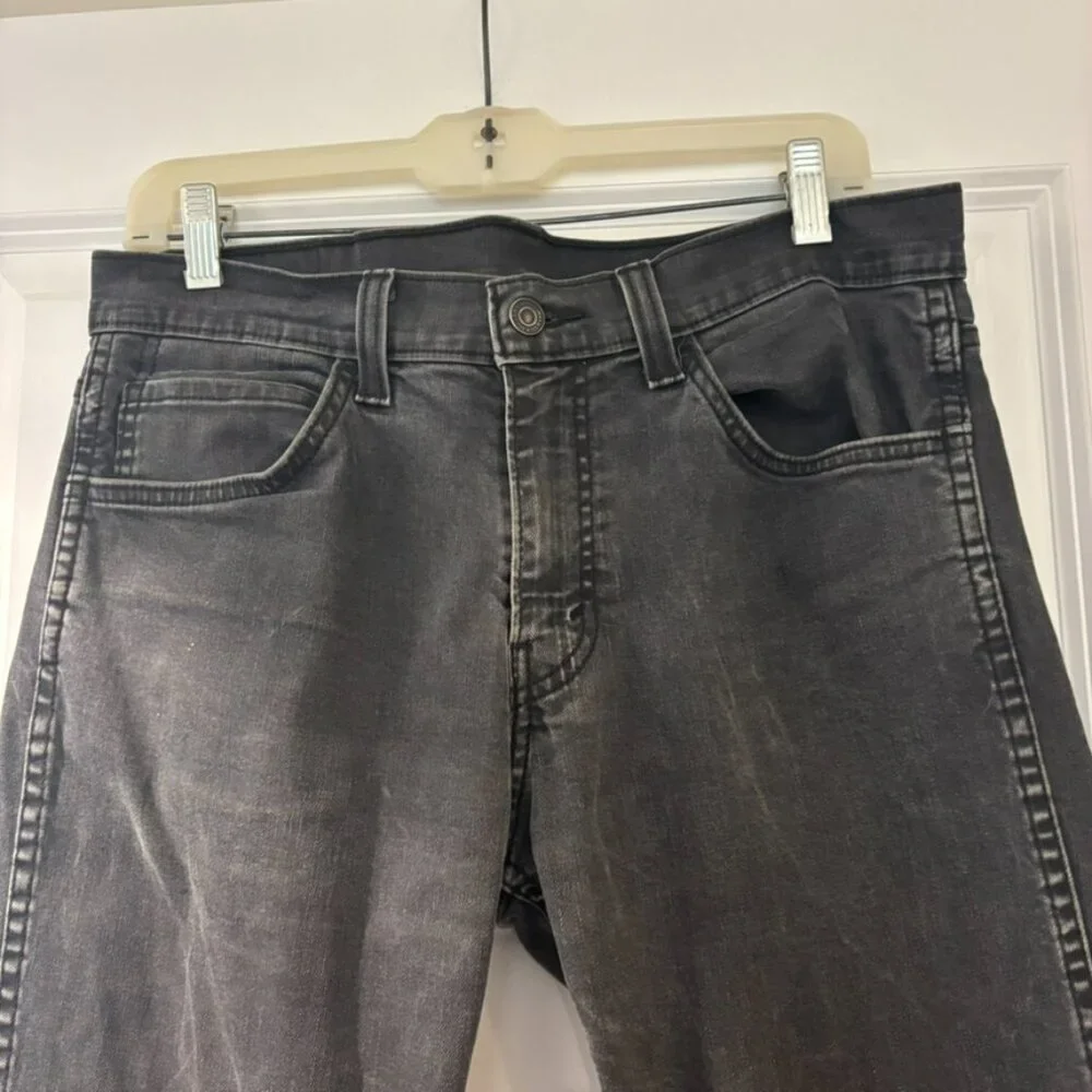 Men's Levi Strauss 511 Black Slim Jeans - Picture 2 of 9